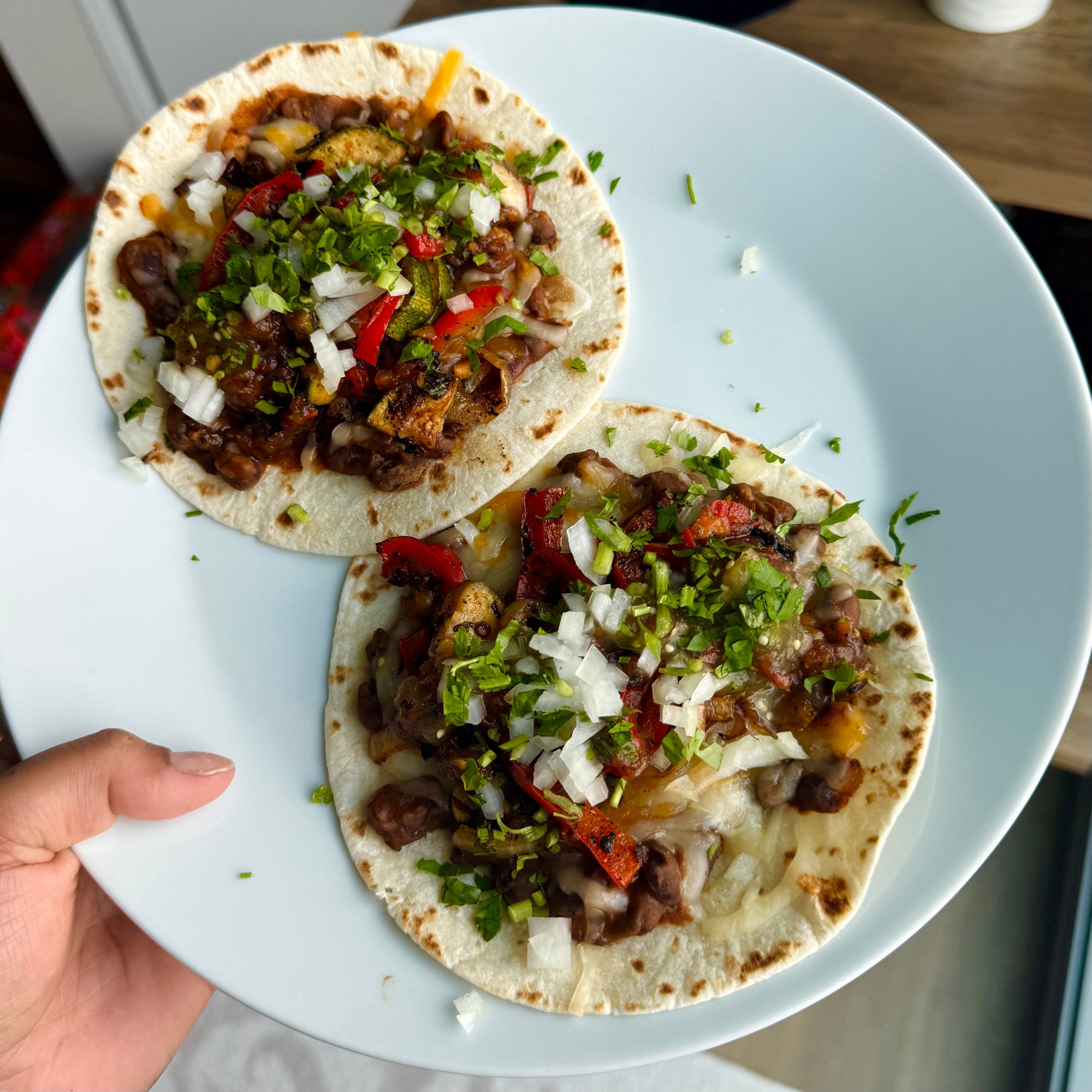 MOOJ Paneer Black Bean Tacos